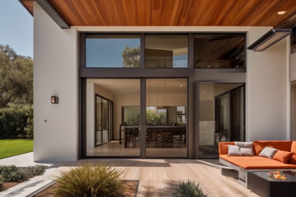 Orange County home with UV protection window film, saving energy
