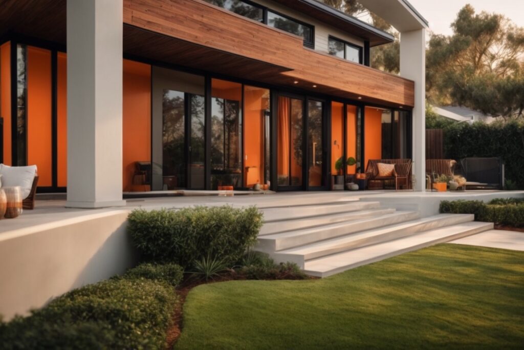 Orange County home with thermal window film installation
