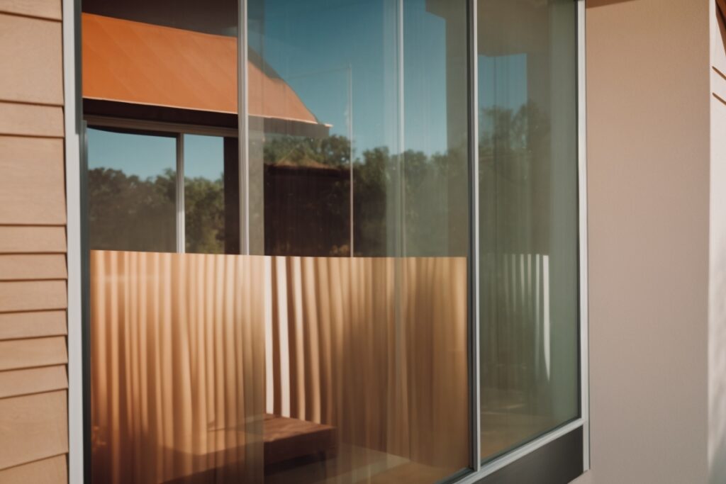 Orange County home with opaque window films for privacy